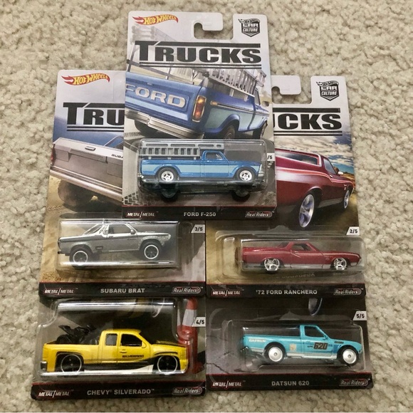 Hot Wheels Premium Car Culture Trucks Set (5)